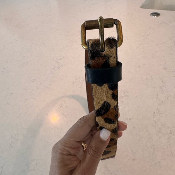 J. Crew Brown Leather Belt - Picture 2 of 6